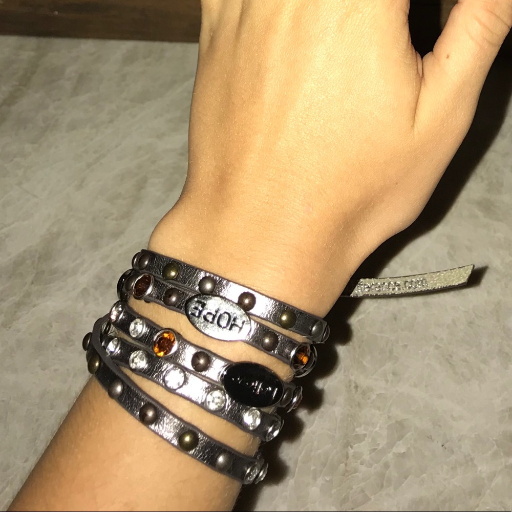 Good works wrap bracelet